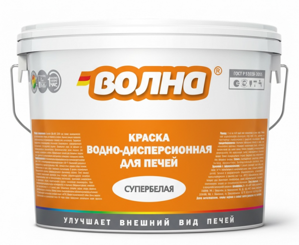 Краска ВОЛНА ВД-АК 2180  для печей (0,9кг) (9/432) 