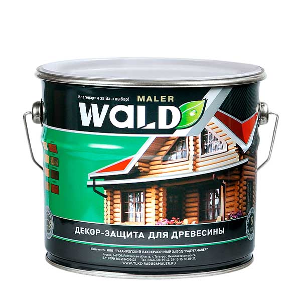 Деревозащитный состав "WALD" еловая зелень  (3л) (3) 