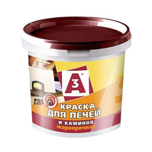 Краска для печей "А3" терракота (1,3кг) (12/528) (028819596) 