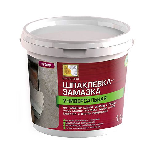 Замазка "КОЛЛЕКЦИЯ" для выбоин и трещин (0,7кг) (18/1080) (01106) 