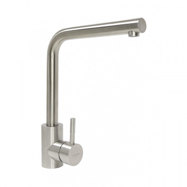 Смеситель для кухни боковой с гайкой "LUCKY TAP" KD-4025-091-48, d35, нерж. сталь (10) (1727) 