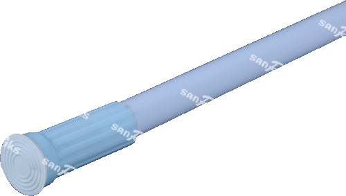 Карниз для ванной голубой 110-200см. MELODIA Mcr-00005 (30) (28382)   