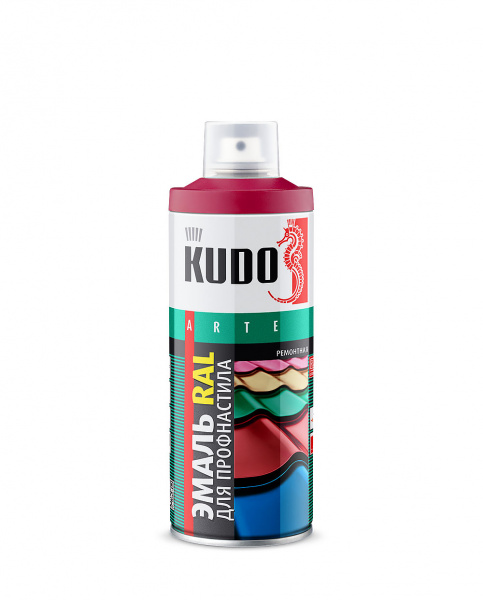 Эмаль KUDO для металлочерепицы RAL 9003 сигнальный белый 520мл (KU-09003R) (6) 