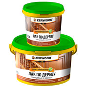 Лак на водной основе "ZERWOOD" по дереву с воском (2,5кг) (4/240) (00160554759006) 