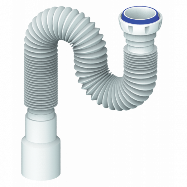 Юникорн D85 Гибкое соединение 800мм Ø40х40/50 с гайкой 1 1/2" (Ø 40) (120) 