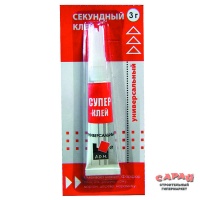 Клей - гель "АДМ" секундный 3гр блистер (min 12/288) (GHG325B) 