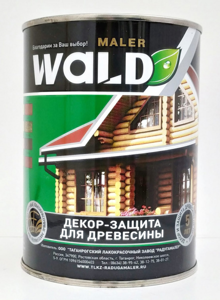 Деревозащитный состав "WALD" рябина (1л) (6) 